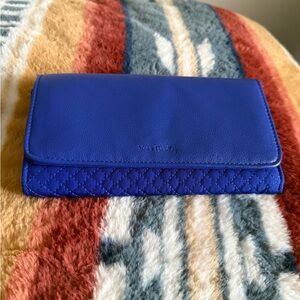 Vera Bradley Cobalt Blue Quilted Wallet